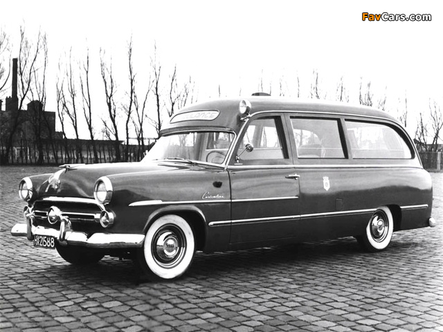 Ford Customline Ambulance by Visser 1952 pictures (640 x 480)