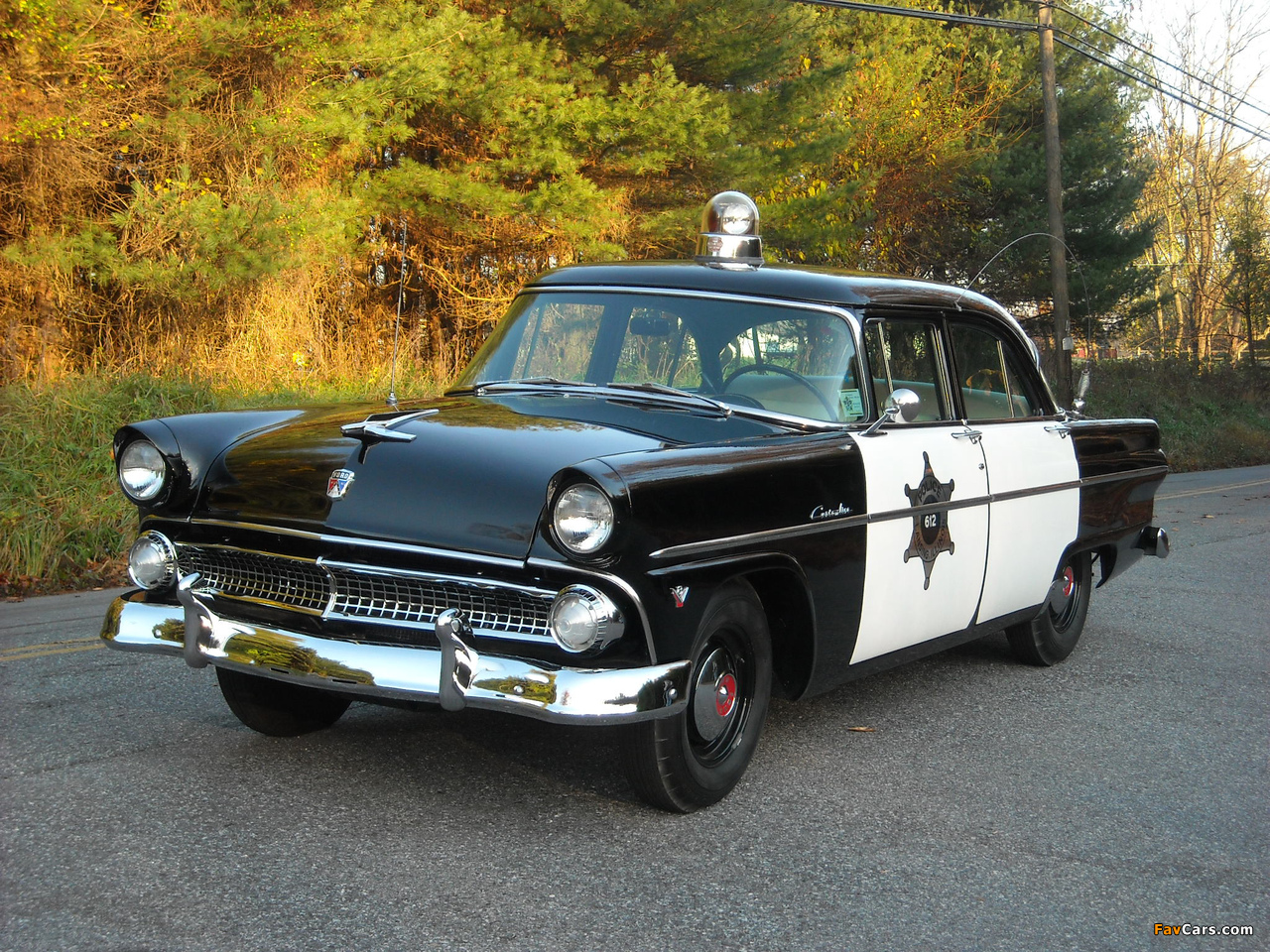 Ford Customline Police 1955 photos (1280 x 960)