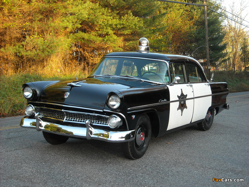 Ford Customline Police 1955 photos (800 x 600)