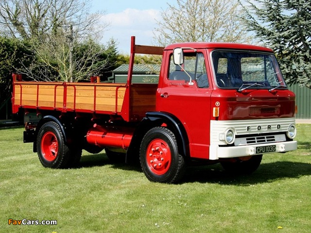 Pictures of Ford D-Series Tipper 1965–76 (640 x 480)