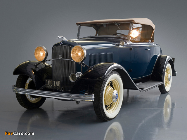 Ford V8 Deluxe Roadster (18-40) 1932 images (640 x 480)