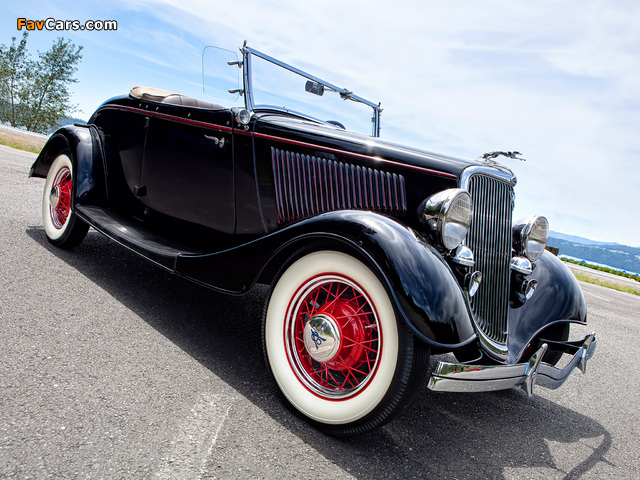 Ford V8 Deluxe Roadster (40-710) 1934 images (640 x 480)