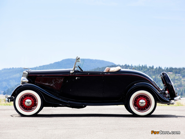 Ford V8 Deluxe Roadster (40-710) 1934 pictures (640 x 480)
