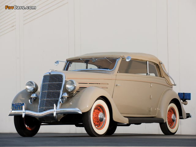 Ford V8 Deluxe Convertible Sedan by Gläser (48) 1935 pictures (640 x 480)