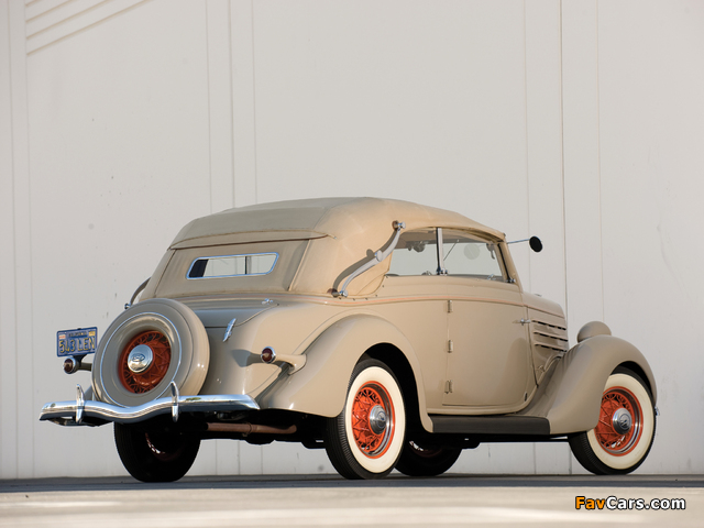 Ford V8 Deluxe Convertible Sedan by Gläser (48) 1935 pictures (640 x 480)