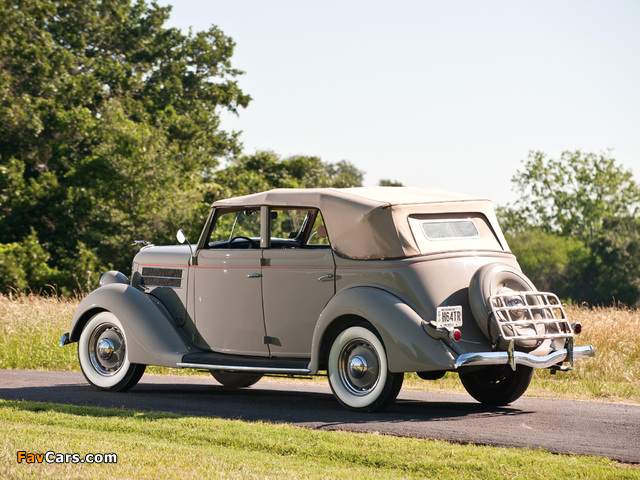 Ford V8 Deluxe Convertible Sedan (68-740) 1936 images (640 x 480)