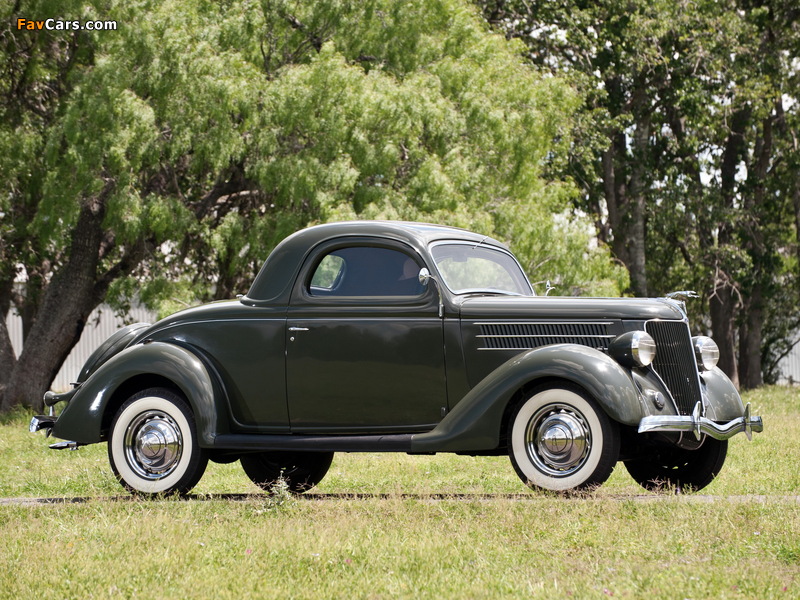 Ford V8 Deluxe 3-window Coupe (68-720) 1936 photos (800 x 600)
