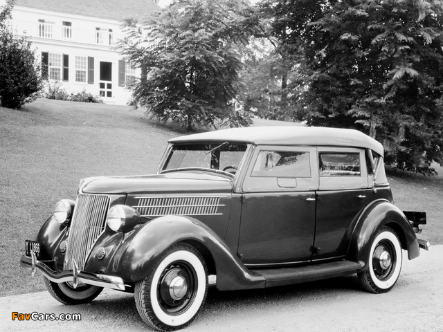 Ford V8 Deluxe Phaeton (68-750) 1936 photos (640 x 480)