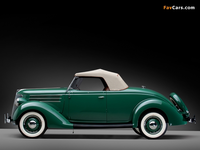 Ford V8 Deluxe Roadster (68-760) 1936 pictures (640 x 480)