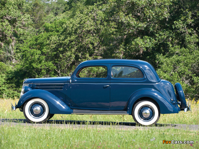 Ford V8 Deluxe Tudor Touring Sedan 1936 wallpapers (640 x 480)