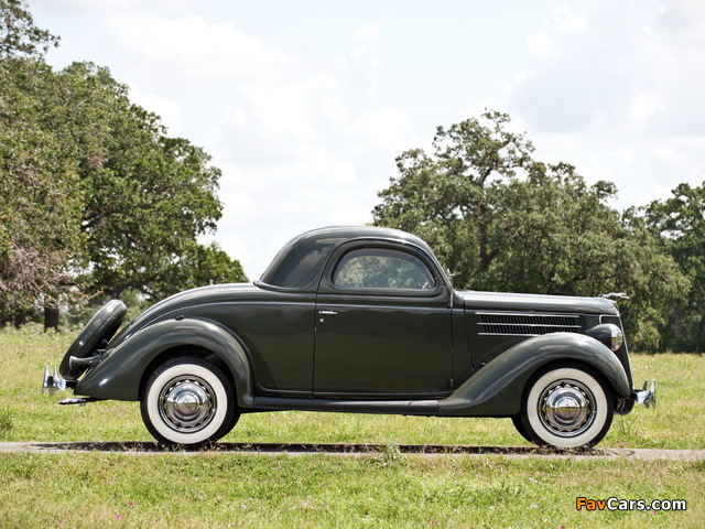 Ford V8 Deluxe 3-window Coupe (68-720) 1936 wallpapers (640 x 480)