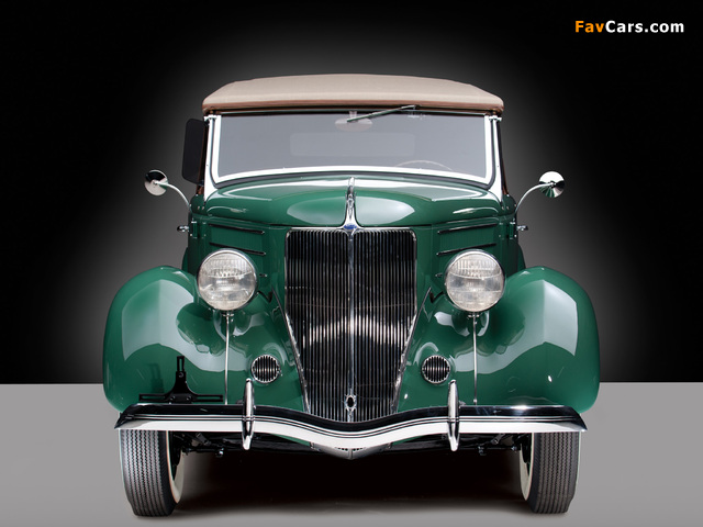 Ford V8 Deluxe Roadster (68-760) 1936 wallpapers (640 x 480)