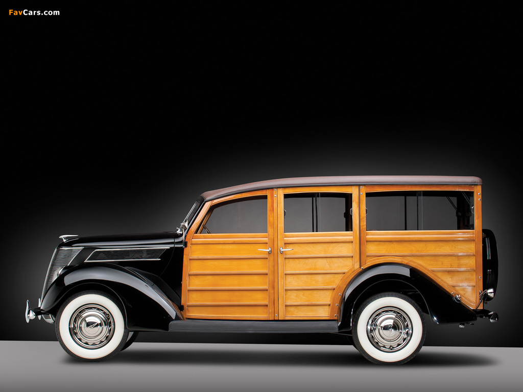 Ford V8 Deluxe Station Wagon 1937 pictures (1024 x 768)
