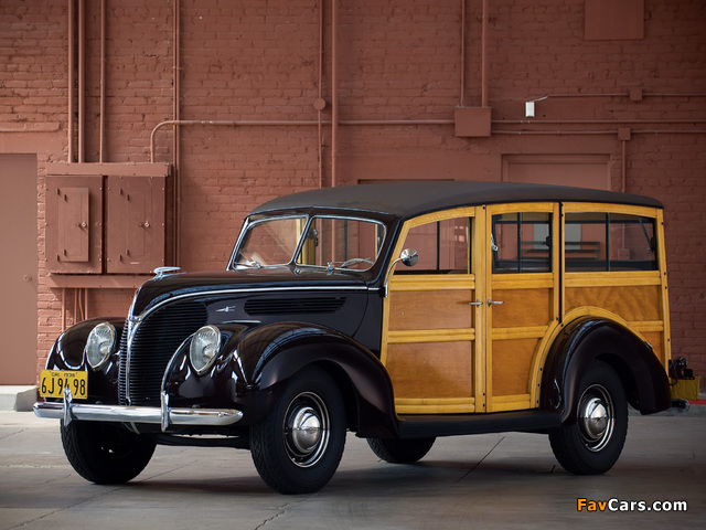 Ford V8 Deluxe Station Wagon (81A-790) 1938 photos (640 x 480)