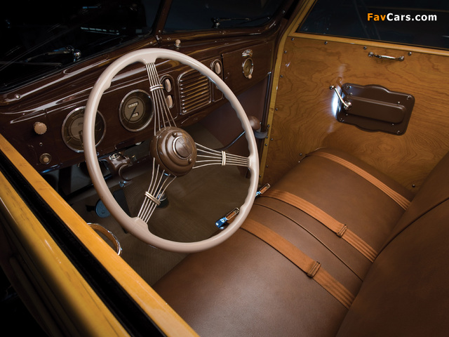 Ford V8 Deluxe Station Wagon (81A-790) 1938 pictures (640 x 480)