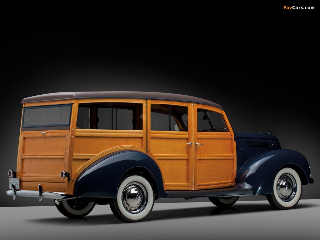 Ford V8 Deluxe Station Wagon (81A-790) 1938 pictures (1024 x 768)