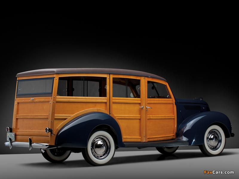Ford V8 Deluxe Station Wagon (81A-790) 1938 pictures (800 x 600)