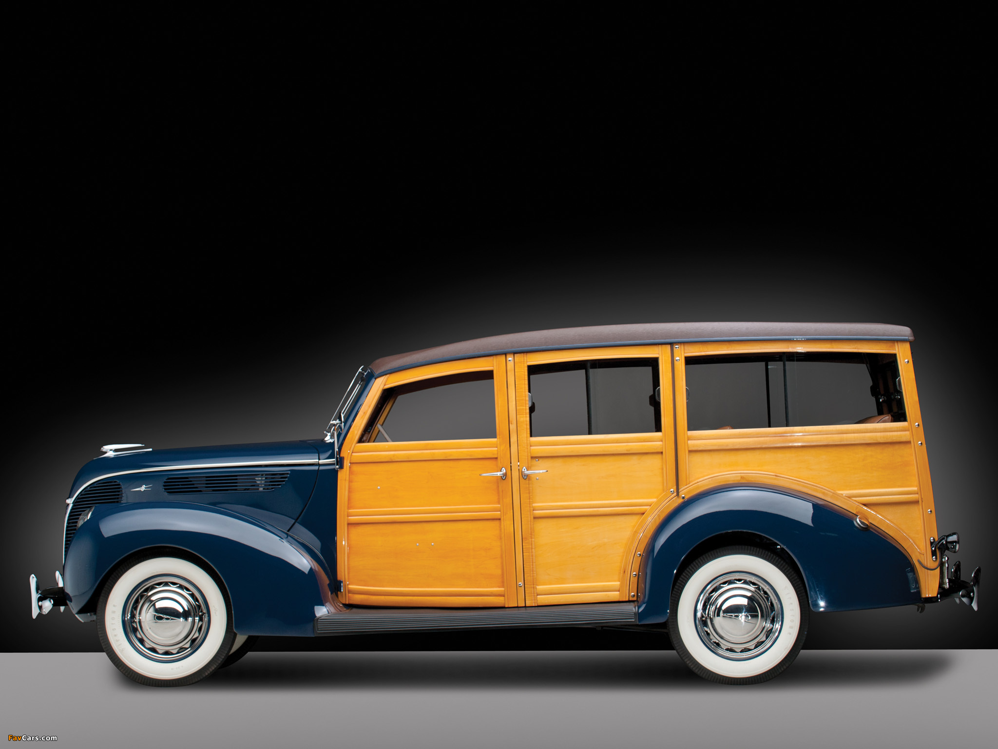 Ford V8 Deluxe Station Wagon (81A-790) 1938 wallpapers (2048 x 1536)