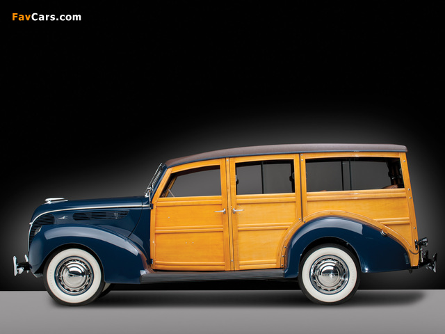 Ford V8 Deluxe Station Wagon (81A-790) 1938 wallpapers (640 x 480)