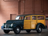 Ford V8 Deluxe Station Wagon (91A-79) 1939 wallpapers