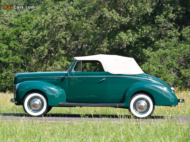 Ford V8 Deluxe Convertible Coupe 1940 images (640 x 480)