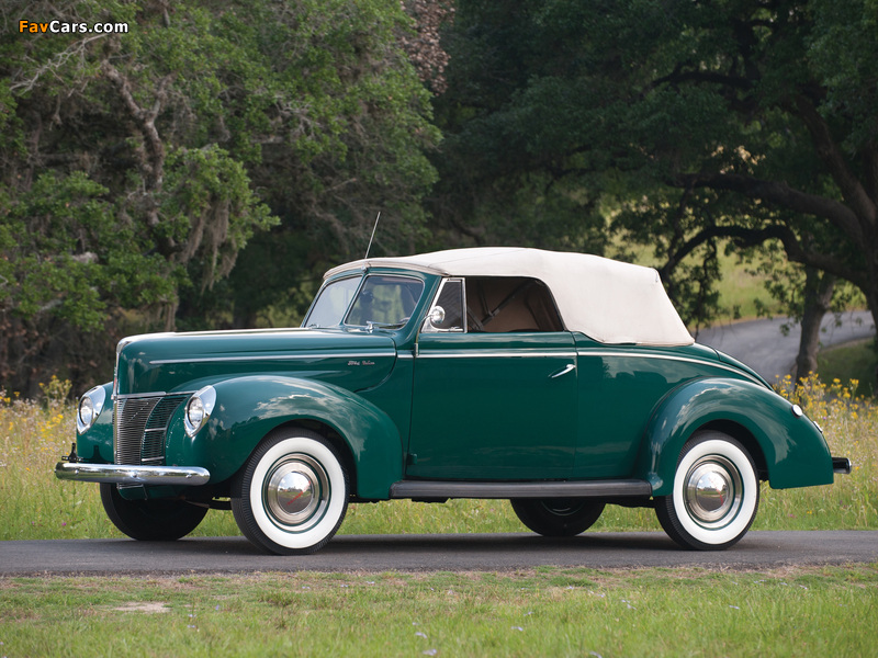 Ford V8 Deluxe Convertible Coupe 1940 images (800 x 600)