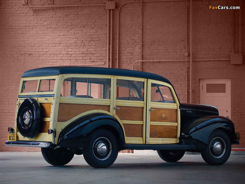 Ford V8 Deluxe Station Wagon (01A-79B) 1940 wallpapers (800 x 600)