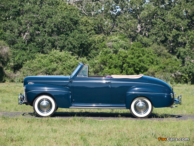 Ford V8 Super Deluxe Convertible Coupe (11A-76) 1941 images (640 x 480)