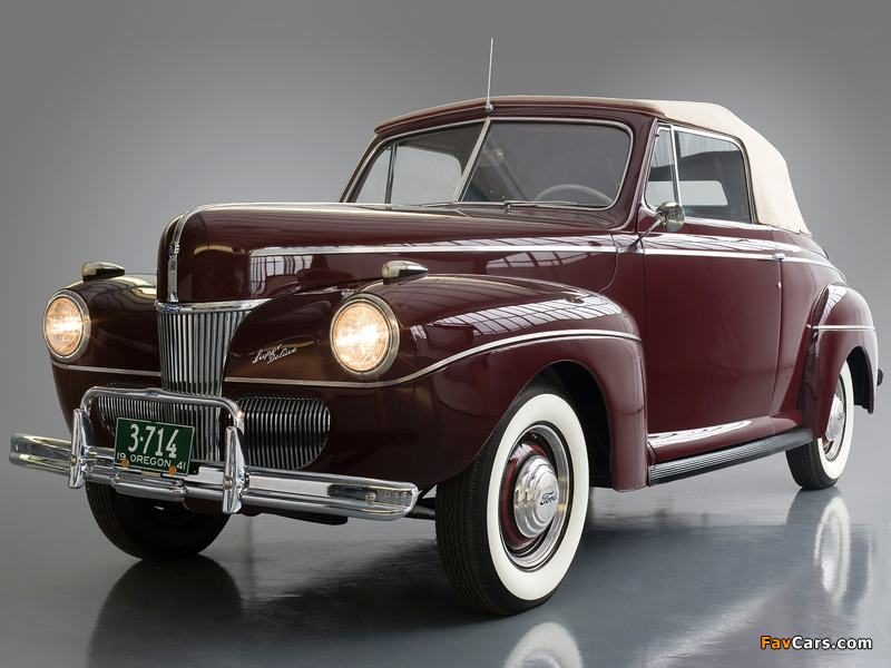Ford V8 Super Deluxe Convertible Coupe (11A-76) 1941 pictures (800 x 600)