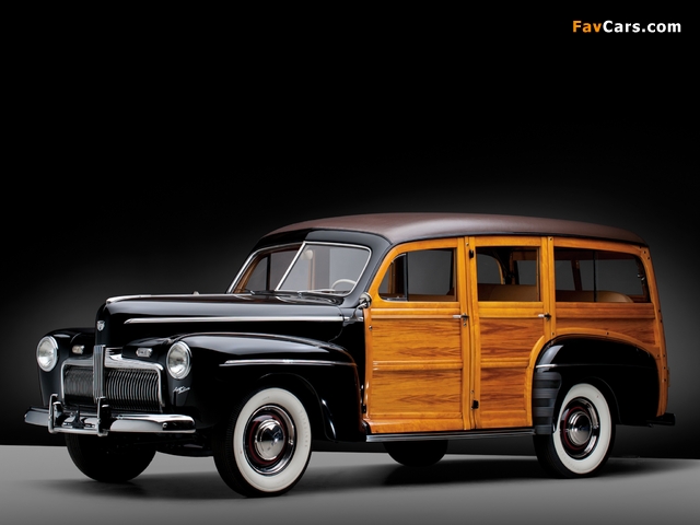 Ford V8 Super Deluxe Station Wagon (21A-79B) 1942 photos (640 x 480)