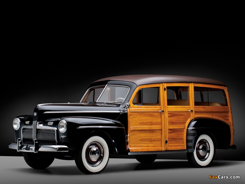 Ford V8 Super Deluxe Station Wagon (21A-79B) 1942 photos (800 x 600)