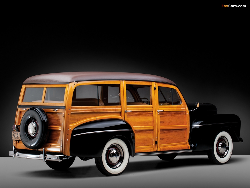 Ford V8 Super Deluxe Station Wagon (21A-79B) 1942 pictures (1024 x 768)