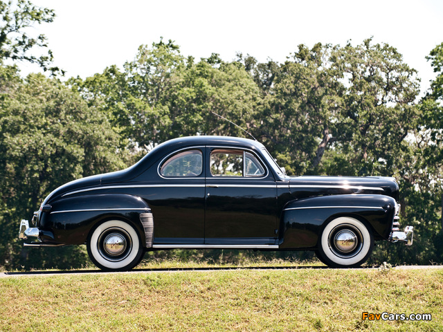 Ford V8 Super Deluxe Business Coupe (69A-77B) 1946 pictures (640 x 480)