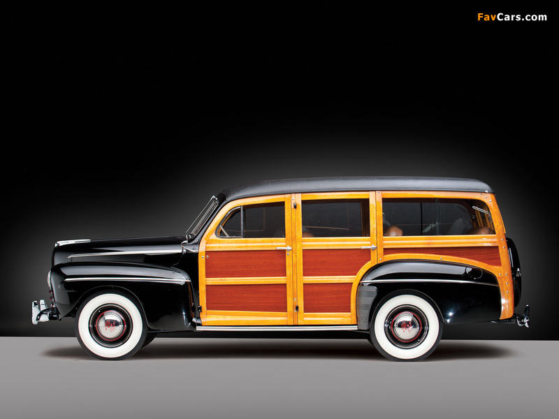 Ford V8 Super Deluxe Station Wagon (79B) 1946 pictures (800 x 600)