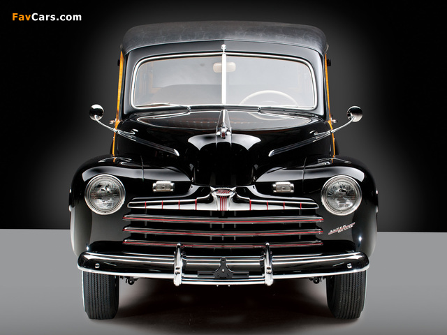 Ford V8 Super Deluxe Station Wagon (79B) 1946 pictures (640 x 480)