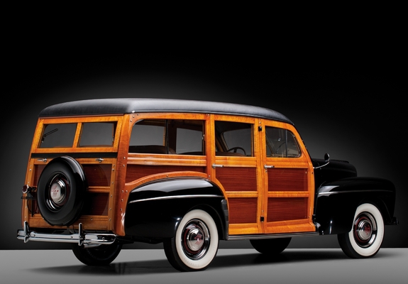 Ford V8 Super Deluxe Station Wagon (79B) 1946 wallpapers