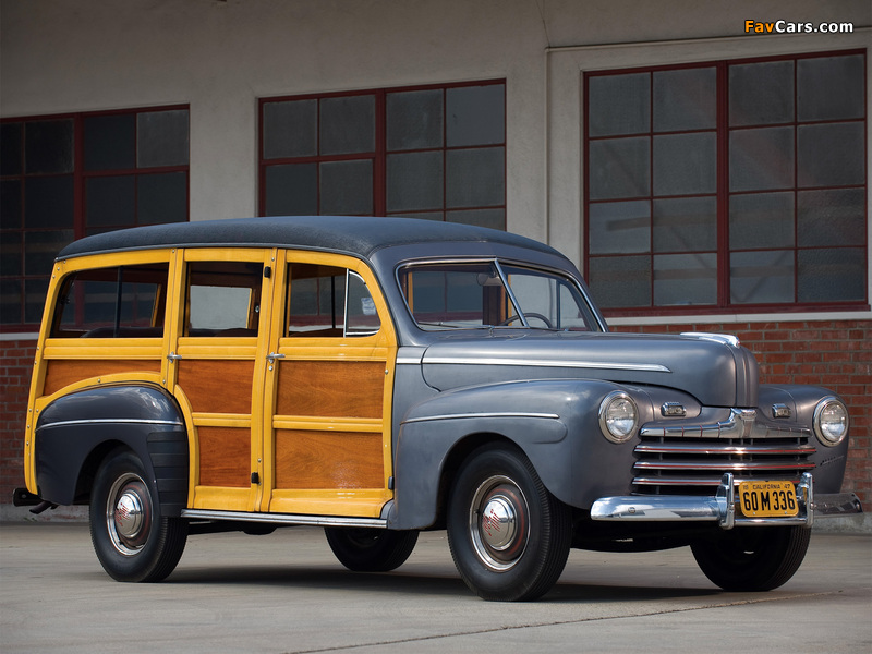 Ford V8 Super Deluxe Station Wagon (79B) 1947 pictures (800 x 600)