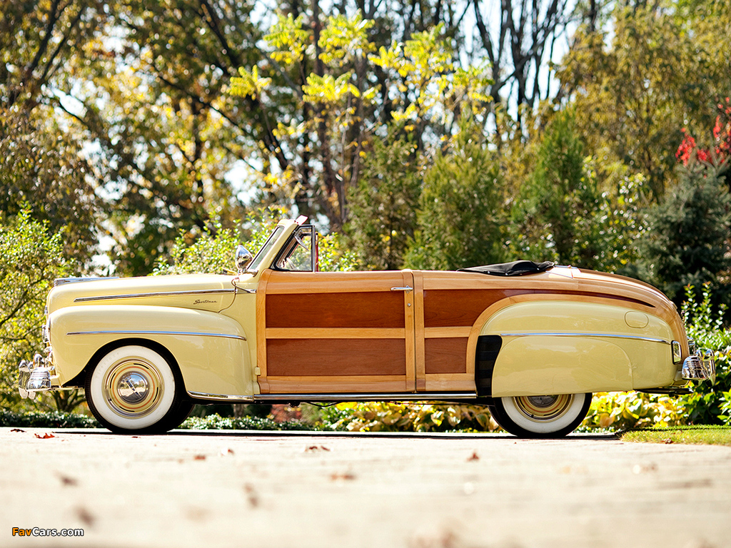 Ford Super Deluxe Sportsman Convertible 1947–48 wallpapers (1024 x 768)