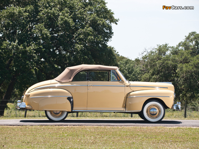 Ford Super Deluxe Convertible Coupe 1948 photos (640 x 480)
