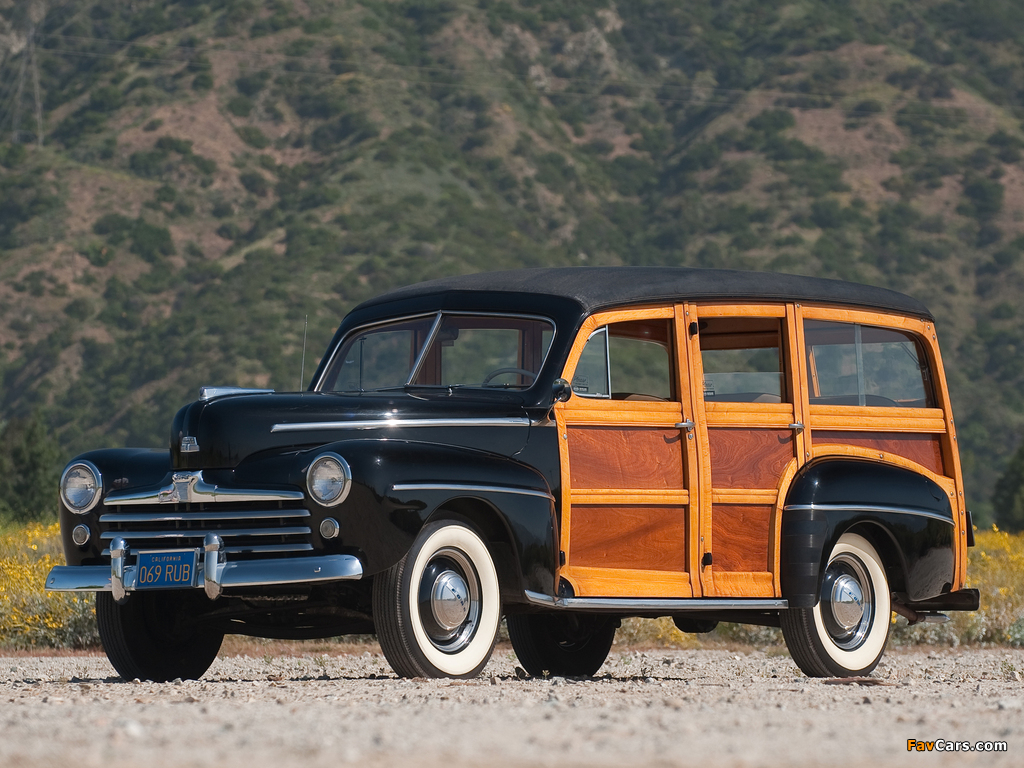 Ford V8 Super Deluxe Station Wagon (89A-79B) 1948 photos (1024 x 768)