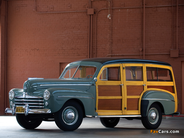 Ford V8 Super Deluxe Station Wagon (89A-79B) 1948 pictures (640 x 480)