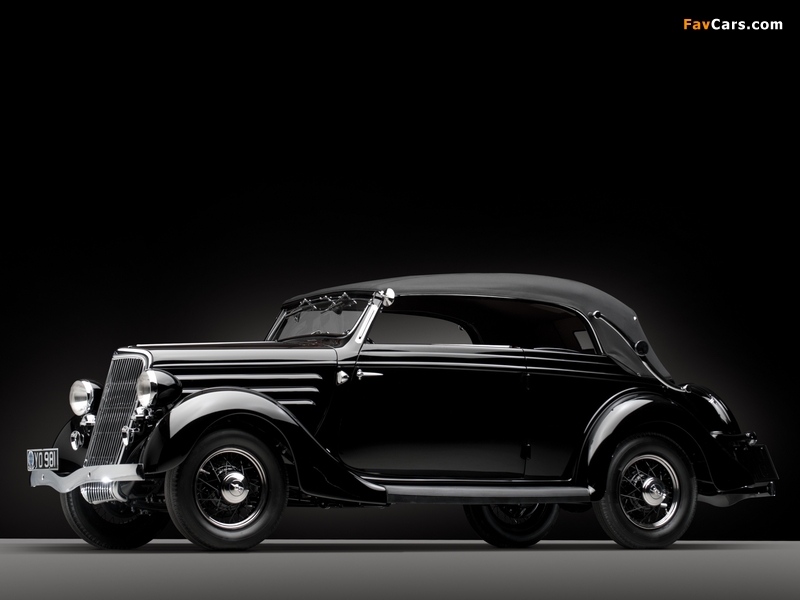 Images of Ford V8 Deluxe Convertible Sedan by Gläser 1936 (800 x 600)