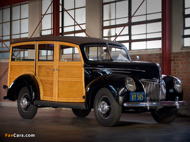 Images of Ford V8 Deluxe Station Wagon (91A-79) 1939 (640 x 480)
