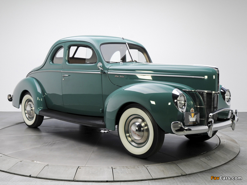 Images of Ford V8 Deluxe 5-window Coupe (01A-77B) 1940 (800 x 600)