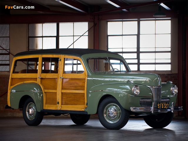 Images of Ford V8 Super Deluxe Station Wagon (11A-79B) 1941 (640 x 480)