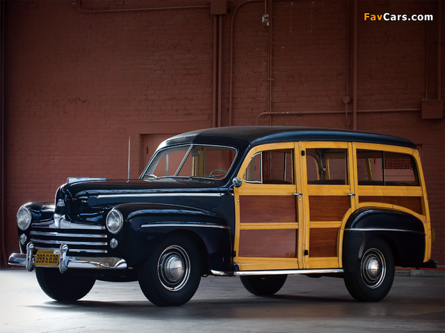 Images of Ford V8 Super Deluxe Station Wagon (89A-79B) 1948 (640 x 480)