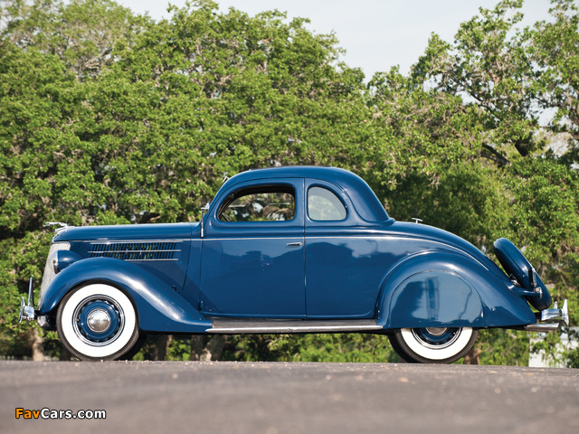 Photos of Ford V8 Deluxe 5-window Coupe (68-770) 1936 (640 x 480)