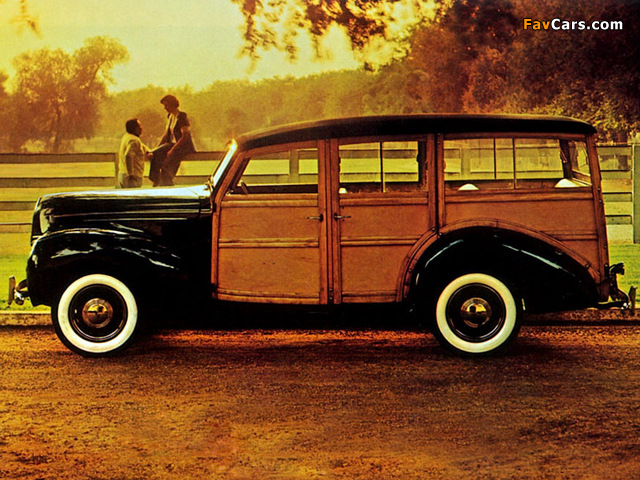 Photos of Ford V8 Deluxe Station Wagon (91A-79) 1939 (640 x 480)