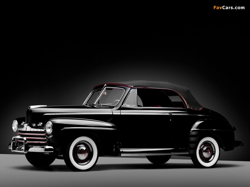 Photos of Ford V8 Super Deluxe Convertible Coupe 1946 (800 x 600)