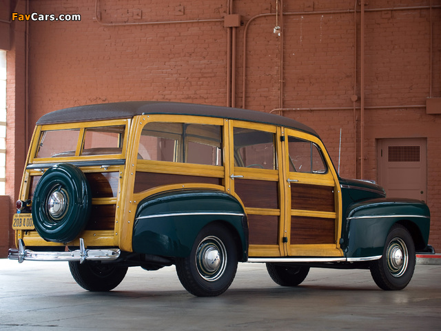Photos of Ford V8 Super Deluxe Station Wagon (79B) 1947 (640 x 480)